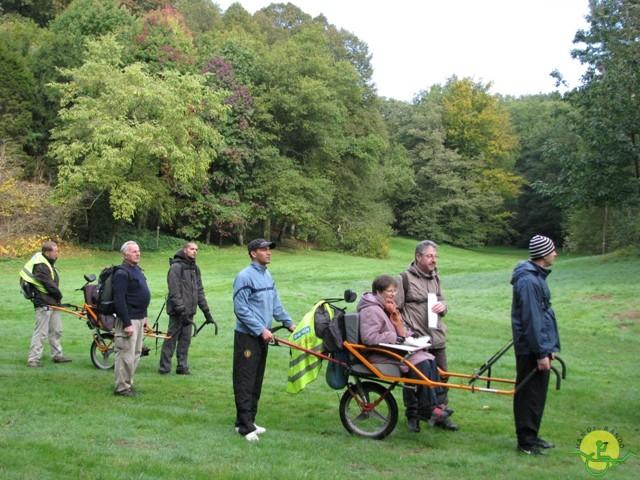 randonnée sportive avec joëlettes, Tervuren, 2012